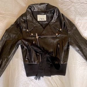 Genuine Leather Motorcycle Jacket